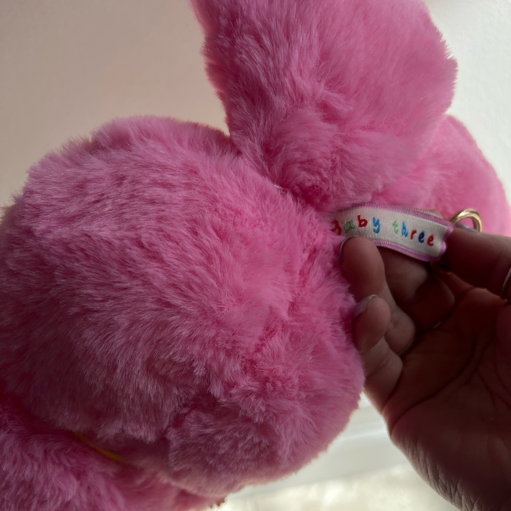 Baby three Lily rabbit town plush keychain - Picture 4 of 5